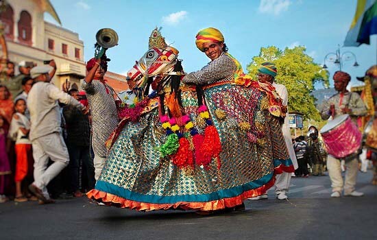 Gair Dance of Rajasthan traditional performance